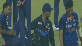 IND vs ENG, 3rd T20I: गेंदबाजी के दौरान Deepak Chahar चोटिल, Venkatesh Iyer को पूरा करना पड़ा ओवर