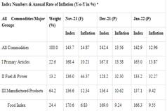 WPI Falls Marginally To 12.96 Per Cent, Stays In Double Digits For 10th Consecutive Month