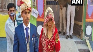 Bride Goes to Casts Vote Right After Her Wedding in UP's Firozabad