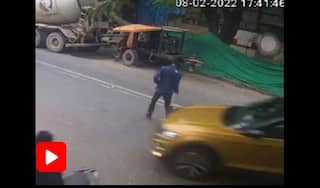Caught on Camera: Man Dragged on Car's Bonnet in Hit-And-Run in Delhi's Greater Kailash, Driver Held