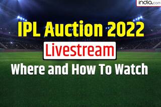 IPL Auction 2022 LIVE Streaming: Where And When To Watch