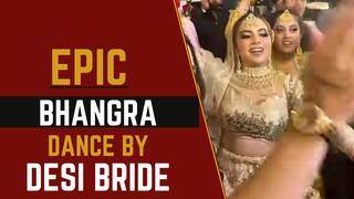 Bride Viral Video: Desi Bride's Epic Bhangra Dance at Her Own Baraat - Watch