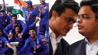 Ind u19 vs eng u19 icc u19 world cup 2022 sourav ganguly trolled for tagging message to jay shah and not writing word for team india 5225193