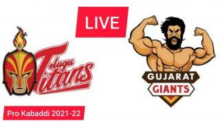 Highlights TEL vs GUJ Vivo Pro Kabaddi 2021-22 Match Updates: Gujarat Giants Beat Telugu Titans 34-32