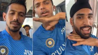 युजवेंद्र चहल ने टीम बस में बनाया पुष्‍पा फिल्‍म के डायलॉग पर VIDEO, अन्‍य क्रिकेटर्स ने भी दिया साथ