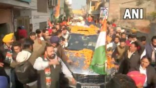 With Sidhu By His Side, Punjab CM Channi Holds Roadshow In Amritsar. Watch