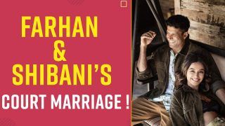 Newlyweds Farhan Akhtar And Shibani Dandekar To Have A Court Marriage Today, Details Inside - Watch Video