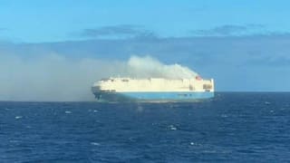 Ship Carrying 1,100 Porsches, Bentley And Other Luxury Cars Is Burning And Adrift in Atlantic