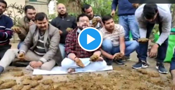 Viral Video: BHU Trains Students to Make Cow Dung Cakes, Twitter Reacts With Jokes | Watch