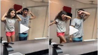 Viral Video: Little Girl Dances to Viral Kacha Badam Song With Her Dad, Desis Are Thrilled | Watch
