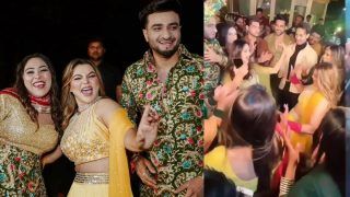 Inside Afsana Khan-Saajz’s Mehendi: Umar Riaz, Rakhi, Donal Dance on Dhol Beats -Watch Videos