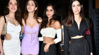 Ananya Panday, Suhana Khan, Shanaya Kapoor Glam Up For Their Saturday Date Night, Khushi Kapoor Joins