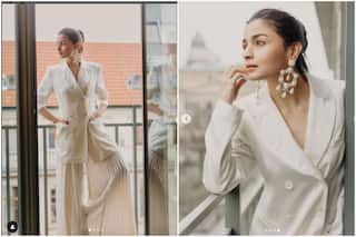 Alia Bhatt is Unstoppable, Poses in Dreamy White Power Suit at Berlin Film Festival Day 2