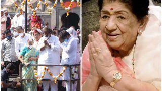 Lata Mangeshkar's Ashes Immersed in Nashik's Ramkund, Followed by Short Prayer by Family- See Pics