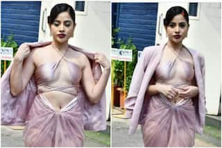 Urfi Javed Spotted In Juhu Wearing A Metallic See-Through Dress, Trolls Say 'Iska Alag Hi Fashion Hai'