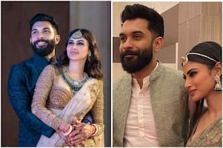 Mouni Roy Celebrates One Month Anniversary With Husband Suraj Nambiar, Performs Aarti At Mata Ki Chowki