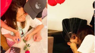 Valentine's Day 2022: Neha Kakkar Locks Lip With Husband Rohanpreet Singh as They Celebrate Love