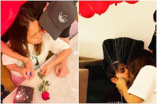 Valentine's Day 2022: Neha Kakkar Locks Lip With Husband Rohanpreet Singh as They Celebrate Love