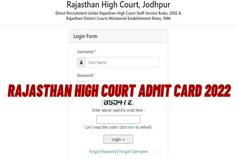 Rajasthan High Court Admit Card 2022 Out on hcraj.nic.in; Here's Direct Link