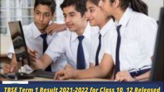 TBSE Term 1 Result 2021-2022 For Class 10, 12 Declared at tbresults.tripura.gov.in| Here's How to Download