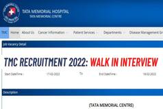 TMC Recruitment 2022: Walk in Interview For 29 Posts to Begin on Feb 17; Check Eligibility and Vacancy Details