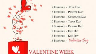 Valentine's Week Full List 2022: रोज डे के साथ शुरू हुआ वैलेंटाइन वीक, जानिये पूरे सप्‍ताह में आएंगे कौन-कौन से दिन