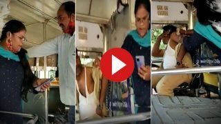 Viral Video: महिला ने बस के अंदर घुसकर ड्राइवर को जमकर पीटा, इंटरनेट पर खूब वायरल हो रहा वीडियो