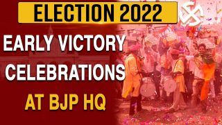 Election Results 2022: Early Victory Celebrations at BJP HQ – Watch Video