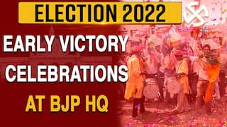 Election Results 2022: Early Victory Celebrations at BJP HQ     Watch Video