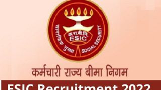 ESIC SSO Recruitment 2022: Salary Up to Rs 1.42 Lakh; Apply For 93 Posts at esic.nic.in