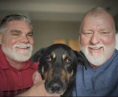 Dog Abandoned For Being 'Gay' Adopted by Same-Sex Couple, Renamed 'Oscar' | See Pics