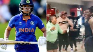 Icc women world cup 2022 west indies women cricket team dancing after south africa win over india watch video 5305404