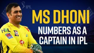MS Dhoni Steps Down As CSK Captain, Let's Take A Look At His Numbers As A Skipper In IPL - Watch