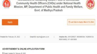 NHM MP Recruitment 2022: Registration For 966 Posts Begins at sams.co.in| Check Eligibility Here