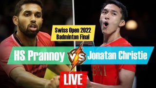 Highlights Swiss Open 2022 Badminton Final: Sindhu Claims Women's Title, Prannoy Loses to Christie