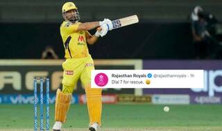 'Dial 7 For Rescue' - Rajasthan Royals' Witty Tweet For MS Dhoni Goes VIRAL