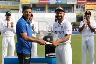 100वें टेस्ट के मौके पर राहुल द्रविड़ ने विराट कोहली को दी स्पेशल कैप; क्रिकेट जगत से आई बधाईयां