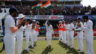 Cricket news india vs sri lanka 1st test rohit sharma calls back virat kohli from guard of honour in 100th test 5271582