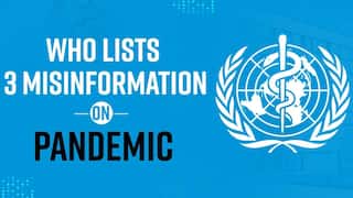 Amid Surge In Covid-19 Cases, Here Are 3 Misinformation That WHO Has Listed On Pandemic - Watch