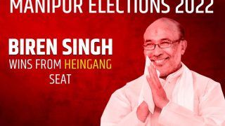 BJP Likely To Retain Manipur, CM Biren Singh Registers Massive Victory From Heingang