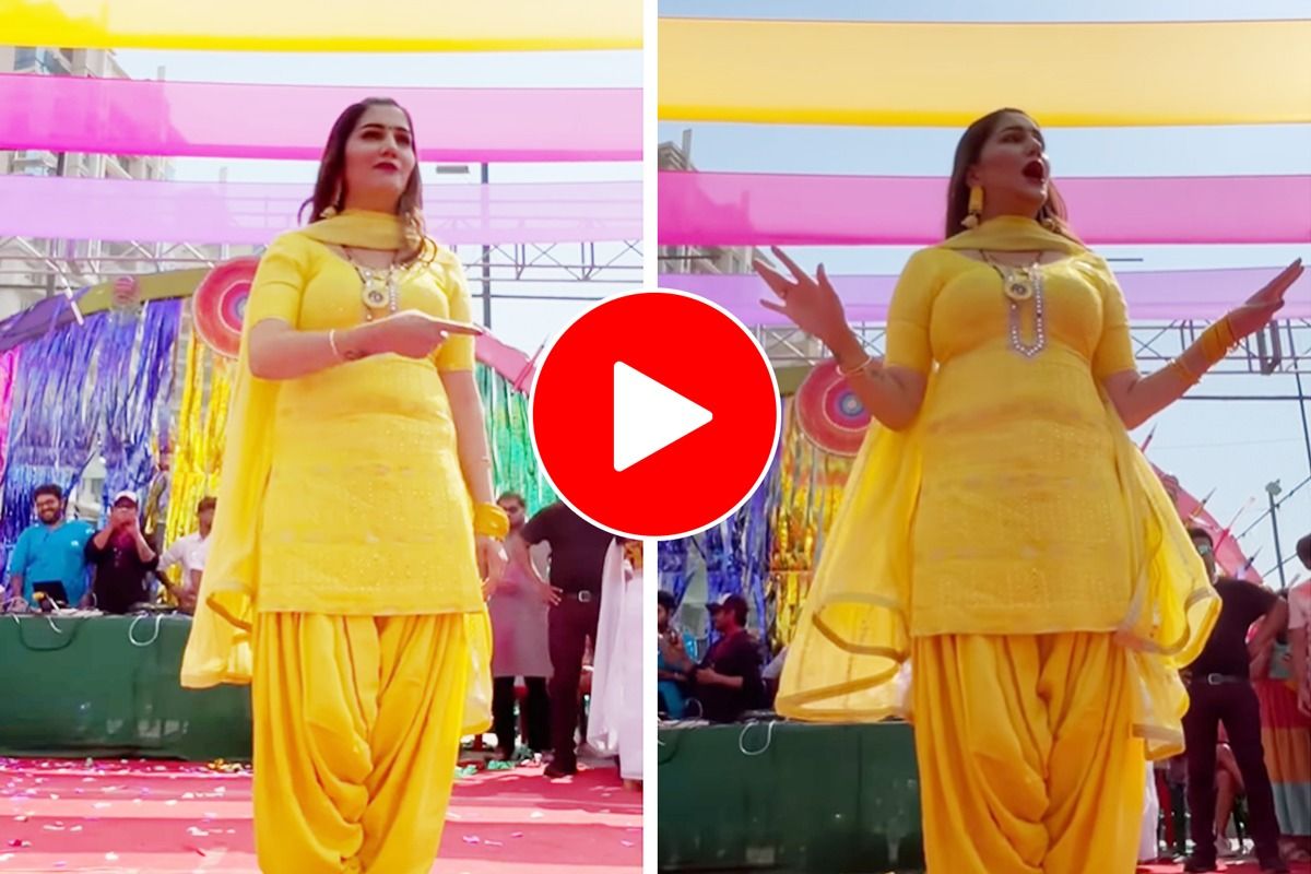 Sapna Choudhary Porn Gand Wallpaper - Viral Video: Sapna Choudhary Dances on New Haryanvi Song, Audience Goes  Crazy. Watch