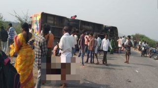 8 Dead, 20 Injured After Bus Carrying 60 Passengers Overturns in Karnataka's Tumkur