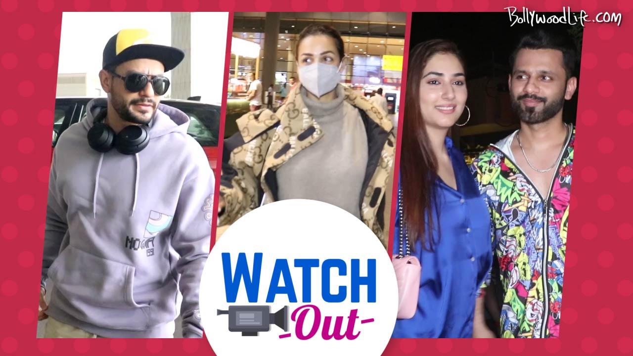 Watch Out: Actress Malaika Arora Snapped At Airport, Rahul Vaidya And Wife Disha Parmar Were Also Spotted