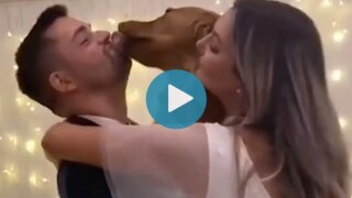 Golden Retriever Joins Couple for Their First Dance at Wedding, Video Will Make You Go Aww | Watch