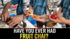 Viral Video: A Man In Surat Makes Tea With Apple, Banana And Other Fruits, Netizens Say, 'Khatam Duniya' - Watch