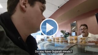 Viral Video: American YouTuber Orders Food in Fluent Gujarati, Desis Are Impressed | Watch