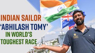 Commander Abhilash Tomy Returns To Toughest Sailing Event 'Golden Globe Race 2022' After Four Years - Watch