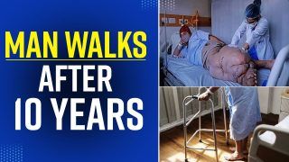 A 40 Year Old 'Bed Ridden' Man With 45Kg Elephantiasis In Left Leg Finally Walks After 10 Years - Watch Video
