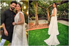 Mira Rajput's White Lehenga Saree From Family Wedding Costs Rs 1.68 Lakh, Mesmerising... Isn't it? - See Pics