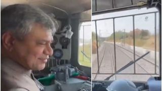 'कवच' परीक्षण: ट्रेन के इंजन में सवार हुए देश के रेल मंत्री, तभी सामने आ गई एक और ट्रेन, फिर... VIDEO